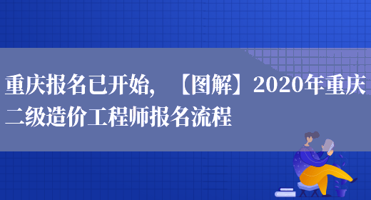 重庆报名已开始，【图解】2020年重庆二级造价工程师报名流程(图1)